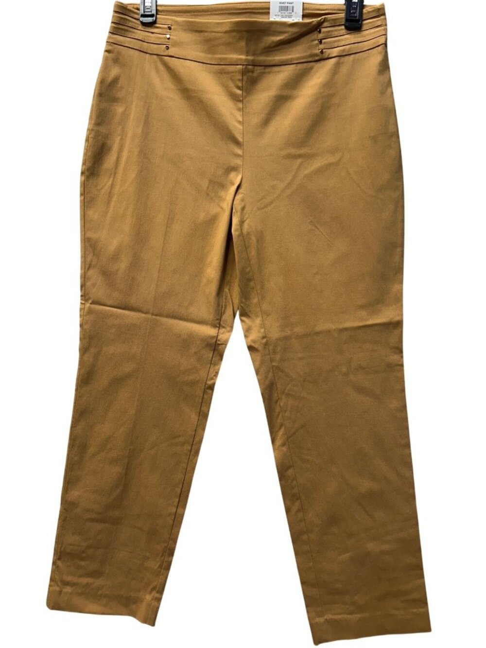 JM Collection Plus Womens 1X Rivet Canyon Trail Pants Slim Fit Stretch Casual